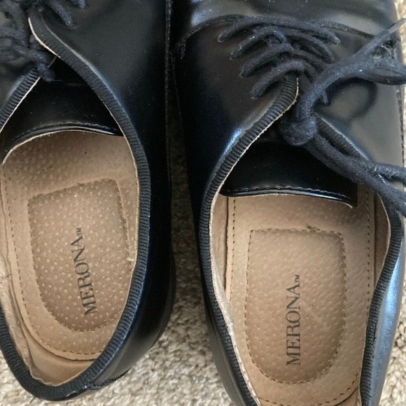 Merona Black Men's Oxford Shoes size 7 - Picture 4 of 5